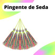 Pingente De Seda Tassel - Multicolorido Leitoso - Com 100 Unidades - Nybc Pingente De Seda Tassel - Multicolorido Leitoso - Com 100 Unidades - Nybc
