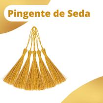 Pingente De Seda Tassel - Ouro - Com 100 Unidades - Nybc Pingente De Seda Tassel - Ouro - Com 100 Unidades - Nybc