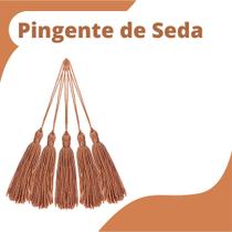 Pingente De Seda Tassel - Terra - Com 100 Unidades - Nybc