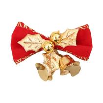 Pingente De Sino Com Laço De Borboleta, Decoração Criativa Para Árvore De Natal, Laços De Natal