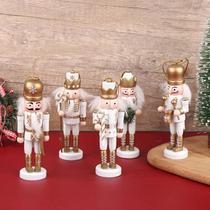 Pingente De Soldado Quebra-Nozes De 12CM, Decoração De Natal, Mini Boneco De Soldado Em Desenho Pingente De Soldado Quebra-Nozes De 12CM, Decoração De Natal, Mini Boneco De Soldado Em Desenho