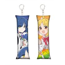 Pingente de travesseiro Mini Dakimakura Key Chain Anime K-On! Fãs