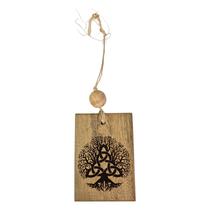 Pingente Decorativo Com Árvore Do Mundo E Triquetra V1