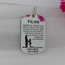 Pingente Dedicação para Filha