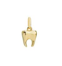 Pingente Dente Ouro 18 Kilates 1.09 Gramas 10 mm Maciço Pingente Dente Ouro 18 Kilates 1.09 Gramas 10 mm Maciço