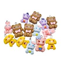 Pingente divertido urso para bijuterias divertidas de crianças colar pulseiras brincos 20un - ADB ACESSORIOS PARA PATCHWORK