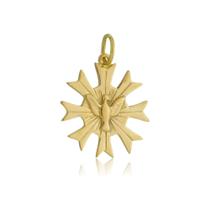 Pingente Divino Espírito Santo Modelo 5 Ouro Amarelo 18 Kl Pingente Divino Espírito Santo Modelo 5 Ouro Amarelo 18 Kl