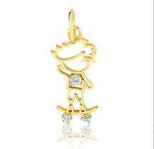 Pingente em Ouro 10k menino skate Pingente em Ouro 10k menino skate