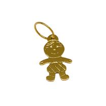 Pingente Em Ouro 18k 750 Boneco Menino Pingente Em Ouro 18k 750 Boneco Menino