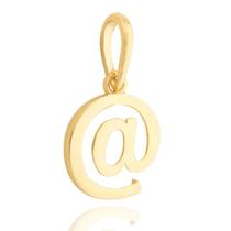 Pingente Em Ouro 18k Arroba @