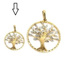 Pingente em ouro 18k Arvore da vida
