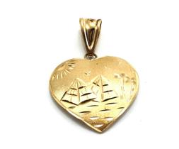 Pingente em ouro 18k coração escravo Pingente em ouro 18k coração escravo