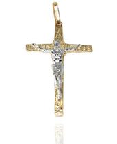 Pingente em Ouro 18K Crucifixo com Cristo