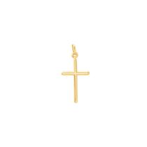 Pingente em Ouro 18k Crucifixo Palito - AU8198