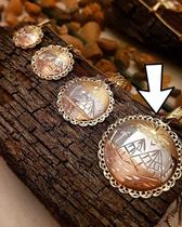 Pingente em ouro 18k Medalha Escravo