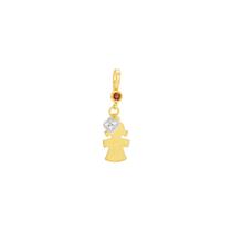 Pingente em Ouro 18K Menina -AU6566