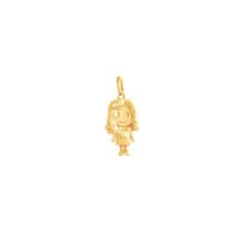 Pingente em Ouro 18K Menina com Diamante - AU4164