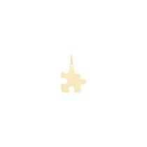 Pingente em Ouro 18K Quebra Cabeça Autismo - AU11888