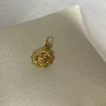 Pingente Em Ouro Amarelo 18k Peso: 0,6gr