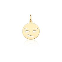 Pingente Emoji Sorriso Malicioso Ouro 10k Pingente Emoji Sorriso Malicioso Ouro 10k