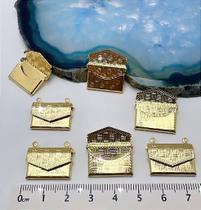 Pingente Envelope ou Carta em Ouro 18k - 01 Unidade Pingente Envelope ou Carta em Ouro 18k - 01 Unidade