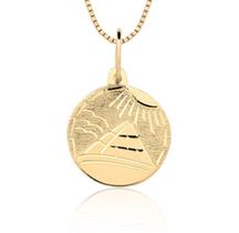 Pingente Escrava Medalha Egípcio Ouro 10k P33 - MAEHLER JOIAS