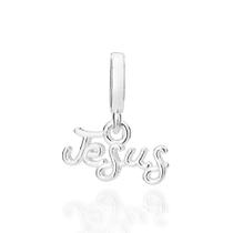 Pingente Escrito Jesus Prata 925 Rommanel 840286