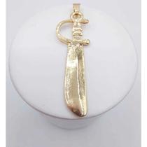 Pingente espada de ogum banhado a ouro 18k Pingente espada de ogum banhado a ouro 18k
