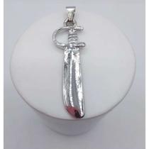 Pingente espada de ogum banhado a rhodium Pingente espada de ogum banhado a rhodium