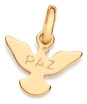 Pingente Espírito Santo Escrito Paz 542648 Pingente Espírito Santo Escrito Paz 542648