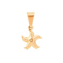 Pingente estrela banhado ouro 18k