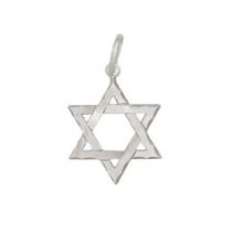 Pingente Estrela Davi Prata Legitima 925 Diamantada Pingente Estrela Davi Prata Legitima 925 Diamantada