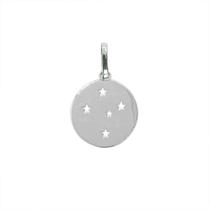 Pingente estrelas vazadas cruzeiro - 2cm prata 925