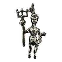 Pingente Exu Imagem 3,1 cm Niquelado