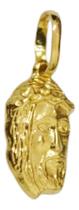 Pingente Face De Cristo Mini Ouro18k