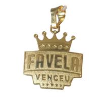 Pingente Favela Venceu - Banhado a ouro 18k Pingente Favela Venceu - Banhado a ouro 18k