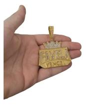 Pingente Favela Venceu Gg - Banhado A Ouro 18K