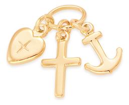 Pingente Fè, Esperança E Caridade. Med 2,0 540179