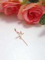 Pingente Fé Folheado Ouro 18k 3.5 Cm Pingente Fé Folheado Ouro 18k 3.5 Cm