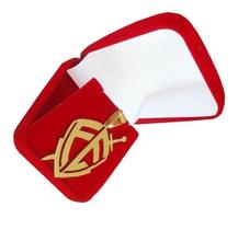 Pingente FE Ouro 18 Kilates 5 Gramas 4 mm Maciço Pingente FE Ouro 18 Kilates 5 Gramas 4 mm Maciço