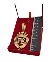 Pingente Fé Trevo - Banhado A Ouro 18K Pingente Fé Trevo - Banhado A Ouro 18K