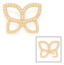 Pingente Fecho Formato De Borboleta, Craveja 542418 Pingente Fecho Formato De Borboleta, Craveja 542418