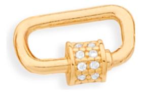 Pingente Fecho Retângular, Composto Por Pe 542403