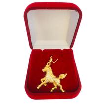 Pingente Feminino Cavalo Peão Country Semijoia Banhado a Ouro 18k Pingente Feminino Cavalo Peão Country Semijoia Banhado a Ouro 18k