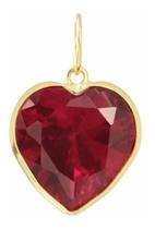 Pingente Feminino Ouro 18k 750 Coração 10mm Pingente Feminino Ouro 18k 750 Coração 10mm