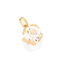 Pingente Feminino Solitário Banhado a Ouro 18k com Zircônia 541662 Pingente Feminino Solitário Banhado a Ouro 18k com Zircônia 541662