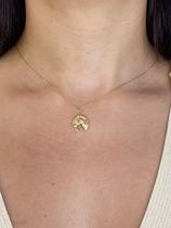 Pingente Ferradura Cavalo Corrente Ouro 18k