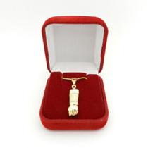 Pingente Figa 25mm Folheado Ouro 18k Pi201 Pingente Figa 25mm Folheado Ouro 18k Pi201