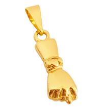 Pingente Figa de Proteção Folheado a Ouro 18k