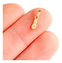 PINGENTE FIGA DUPLA FACE EM OURO 18K/750 (cod25y) PEQUENA